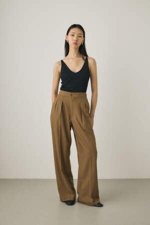 TWOタックパンツ　リサイクルポリエステル使用