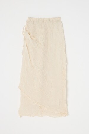 リンクル2WAYスカート　リサイクルポリエステル使用