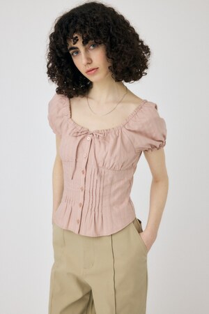 PIN TUCK FIT ブラウス