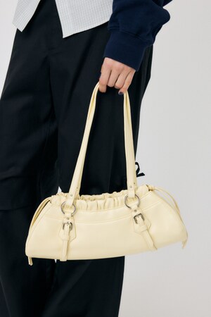 WIDE F/LEATHER ショルダーバッグ