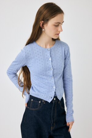 PICOT EYELET ニットアンサンブル