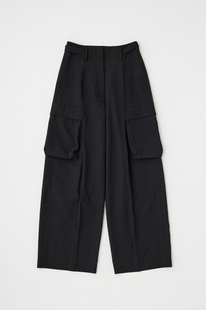 シアーワイドパンツ　リサイクルポリエステル使用