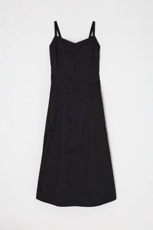 カットワーク刺繍キャミソールワンピース　オーガニックコットン使用