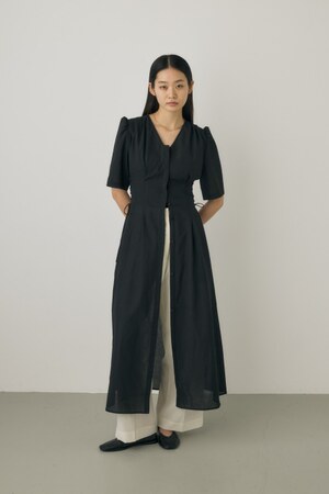 シアーシャツワンピース　リサイクルポリエステル使用