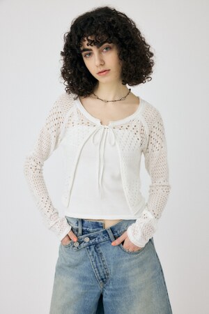 OPENWORK KNIT アンサンブル