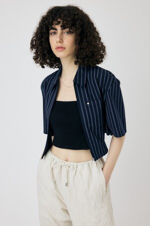 CROPPED BELTED シャツ