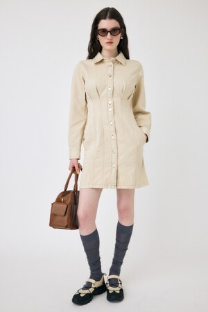 WAIST TUCK ミニドレス