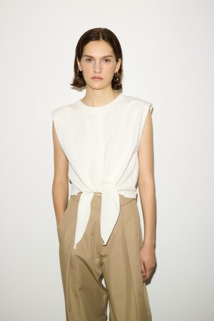 【THROW】PADDED TIE トップス