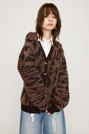 【LIMITED ITEM】LEOPARD MOLLE JQ カーディガン
