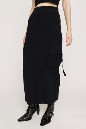 FINE TOUCH KNIT ミディアムスカート