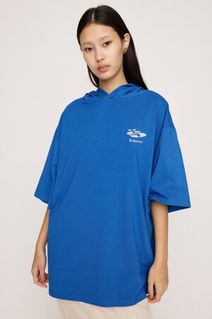 OVER SIZE HOODED Tシャツ