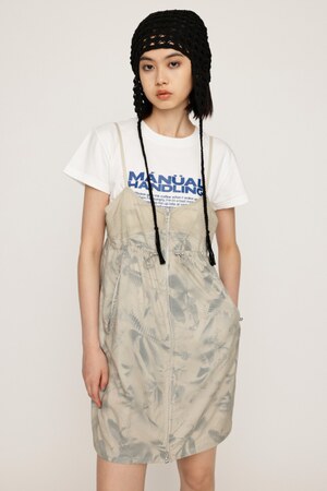 SHEER CAMI ZIP ドレス