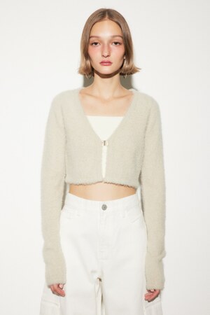 MICHIXSLY SHAGGY カーディガン