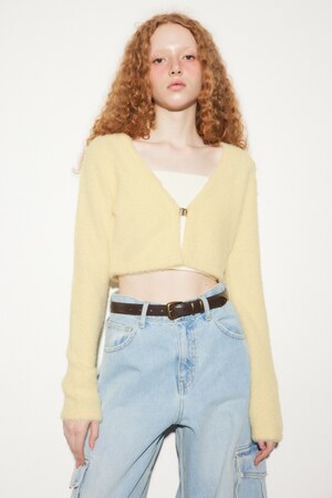 MICHIXSLY SHAGGY カーディガン