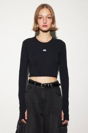 MICHIXSLY MOTIF CROP Tシャツ