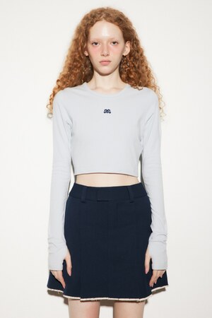 MICHIXSLY MOTIF CROP Tシャツ