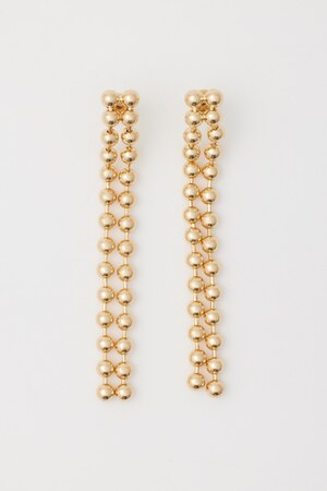 BALL CHAIN ピアス