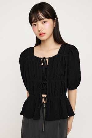 2WAY SHIRRING ブラウス