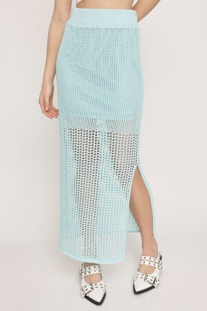 CROCHET I LINE ロングスカート
