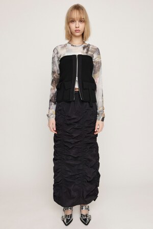 I LINE GATHER スカート