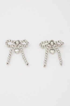 RIBBON CHARM ピアス