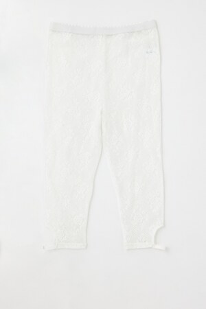 SIDE HOLE LACE レギンス