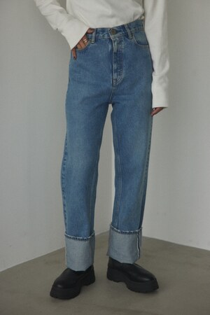 KONA Selvedge blue denim black BY moussy