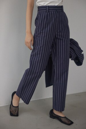 パンツ PIL Purple&Yellow パンツ ストレッチツイル ワイドテーパード ライン