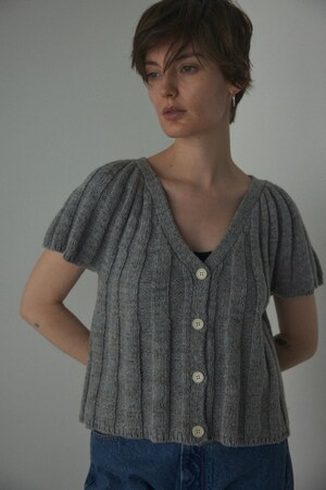 half sleeve cardigan