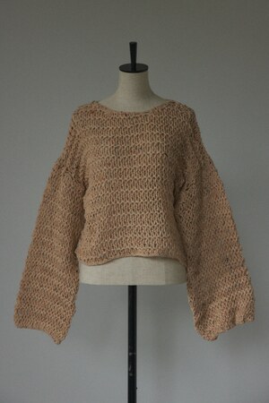 mesh knit tops