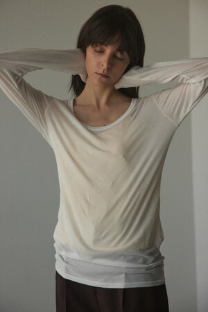 sheer tight long tops