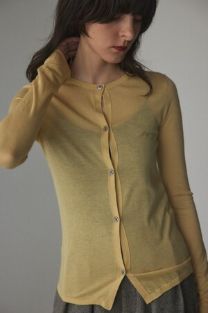 high gauge knit cardigan