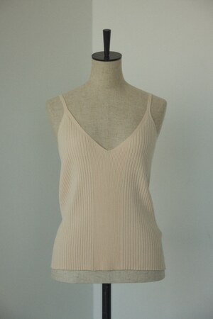 washable random rib camisole