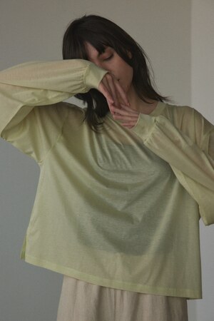 sheer long t-shirt
