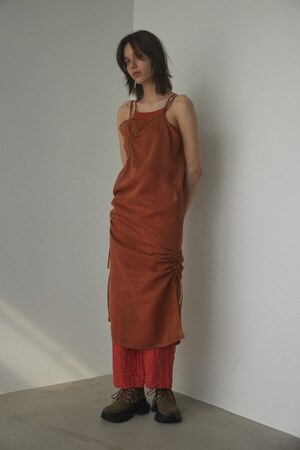 shirring organdy dress