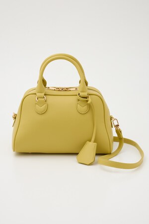 【SHEL'TTER SELECT】シボフェイクレザーボストンバッグ