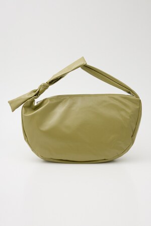 【SHEL'TTER SELECT】ソフトエナメルノットビッグショルダーバッグ