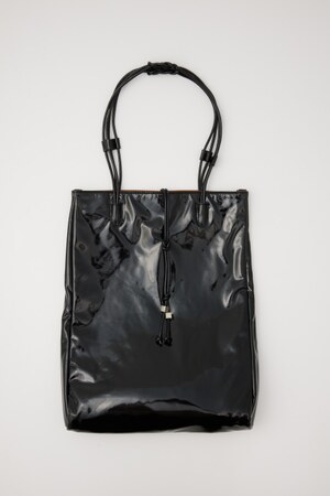 【SHEL'TTER SELECT】エナメル結びハンドルトートバッグ