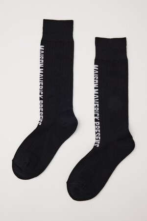 【MAISON MAVERICK PRESENTS】マヴェリックロゴサッカーソックス