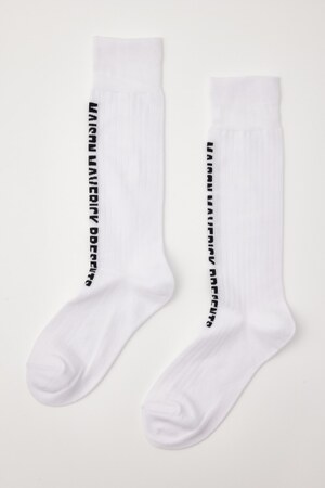 【MAISON MAVERICK PRESENTS】マヴェリックロゴサッカーソックス