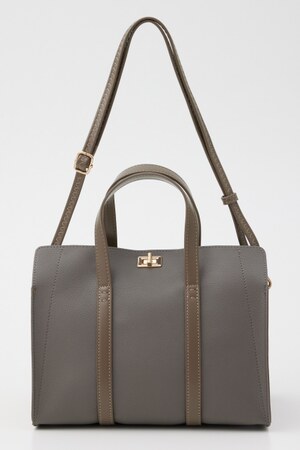 【SHEL'TTER SELECT】ワンハンドルバッグ付きトップひねりトートバッグ