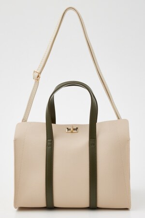 【SHEL'TTER SELECT】ワンハンドルバッグ付きトップひねりトートバッグ