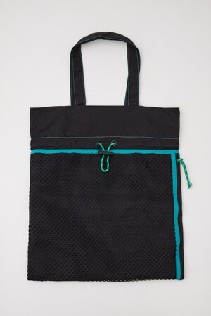 【SHEL'TTER SELECT】メッシュポケット巾着トートバッグ