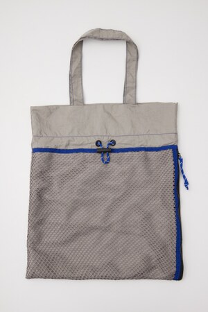 【SHEL'TTER SELECT】メッシュポケット巾着トートバッグ