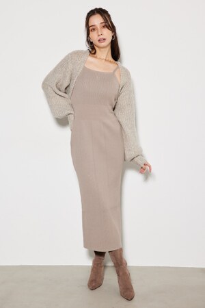 2WAY RRボレロタイトKnit OP