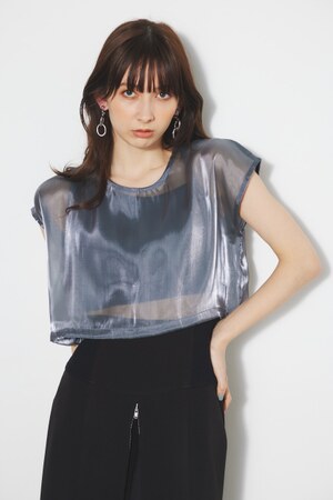 オーガンジーT-SH