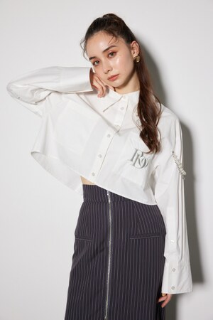 ショルダーチェーンオーバーシャツ