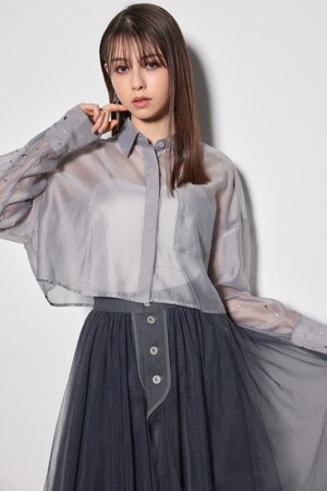 ビジュースリーヴシアーシャツ