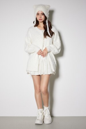 オーガンジープリーツスコショートパンツ