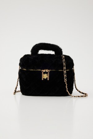 フェイクファーバニティーバッグ